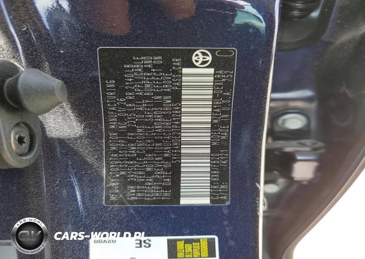 2026 Toyota Corolla Le VIN:5YFB4MDE2TP412845 - 12