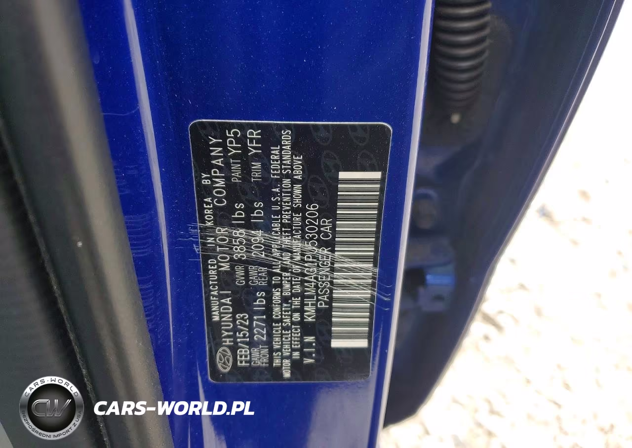 2023 Hyundai Elantra Sel VIN:KMHLM4AG1PU530206 - 13