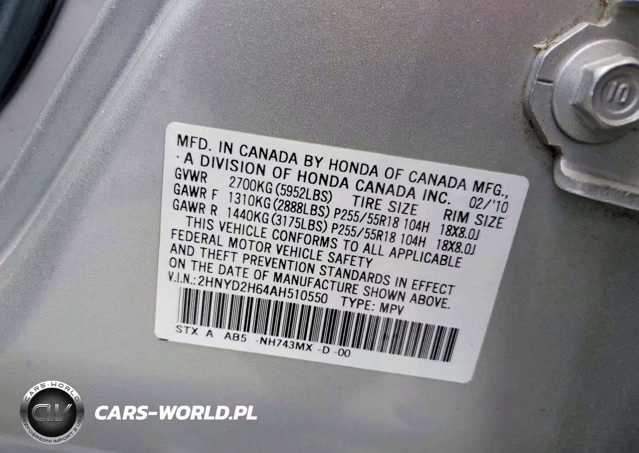 2010 Acura Mdx Technology VIN:2HNYD2H64AH510550 - 13