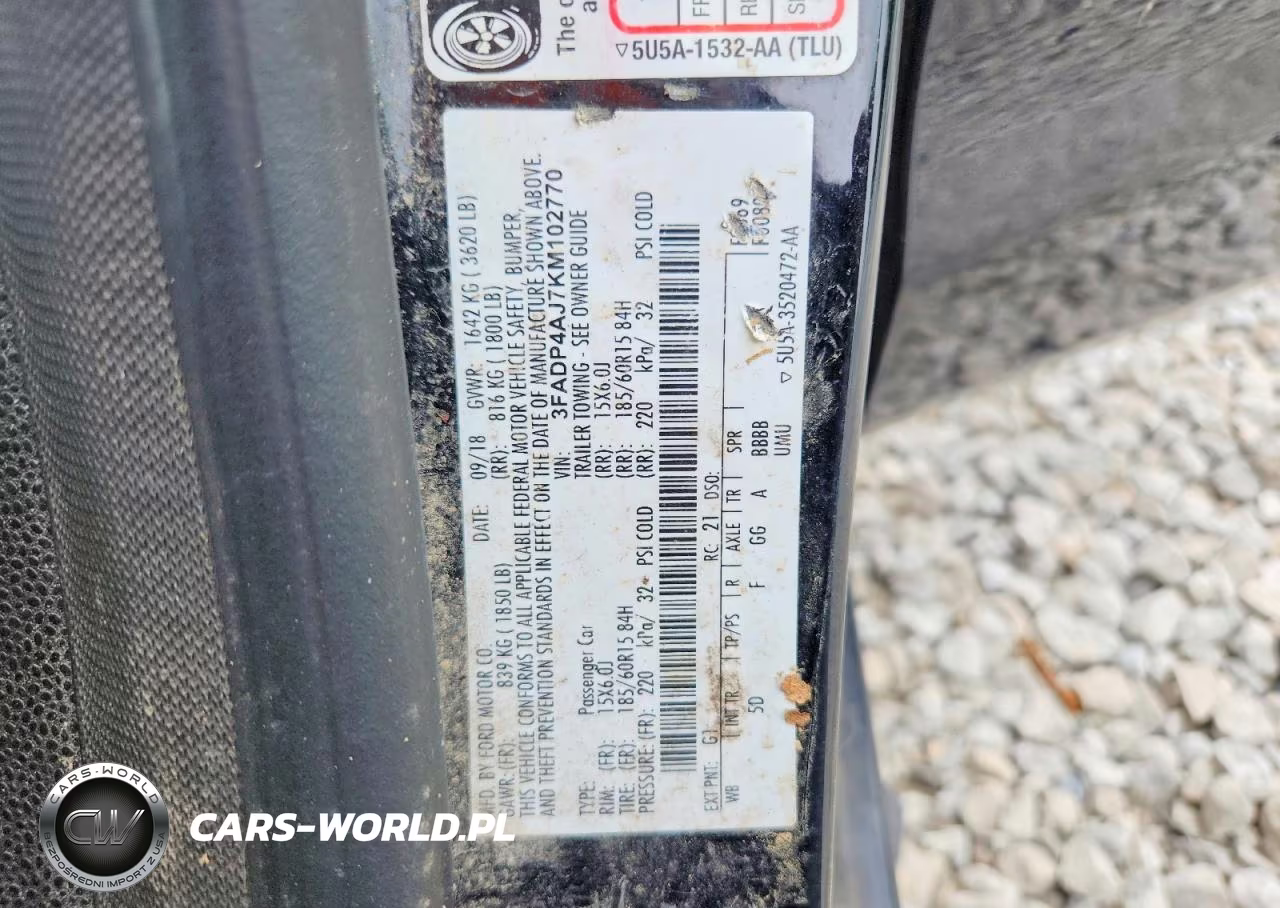 2019 Ford Fiesta S VIN:3FADP4AJ7KM102770 - 12