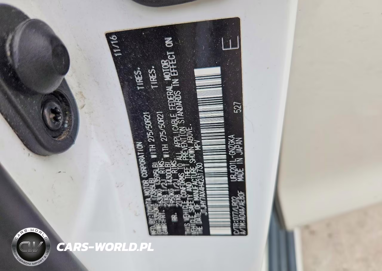 2017 Lexus Lx 570 VIN:JTJHY7AX4H4231730 - 13