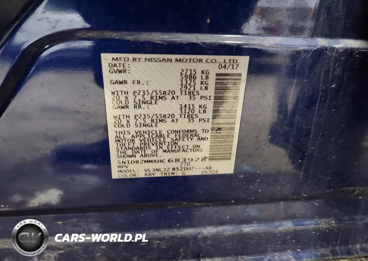 2017 Nissan Pathfinder Platinum VIN:5N1DR2MMXHC683928 - 13