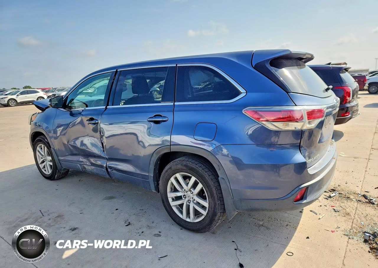 2014 Toyota Highlander Le VIN:5TDBKRFH0ES064225 - 2
