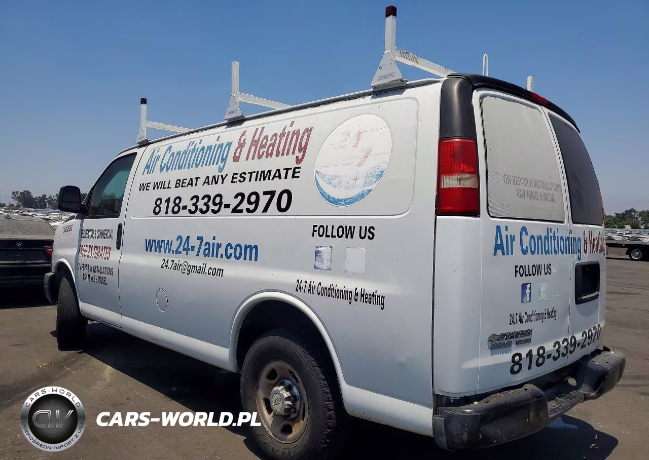 2013 Chevrolet Express G2500 VIN:1GCWGFCA0D1131989 - 2