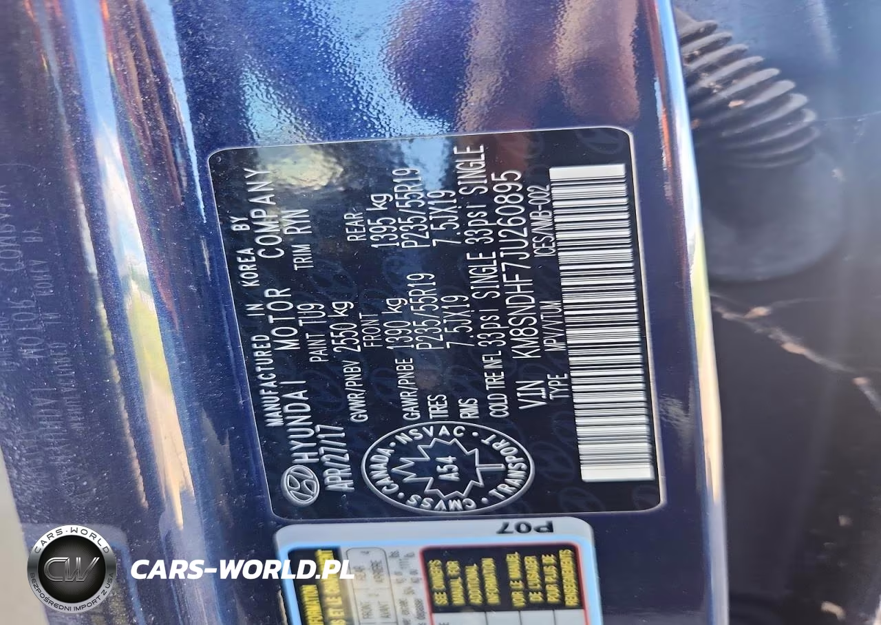2018 Hyundai Santa Fe VIN:KM8SNDHF7JU260895 - 12