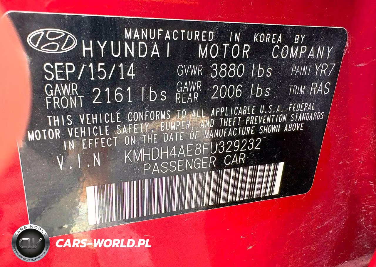 2015 Hyundai Elantra Se VIN:KMHDH4AE8FU329232 - 10