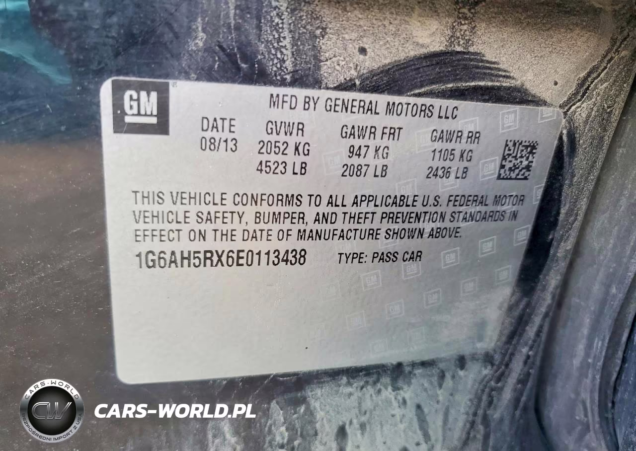 2014 Cadillac Ats Luxury VIN:1G6AH5RX6E0113438 - 12