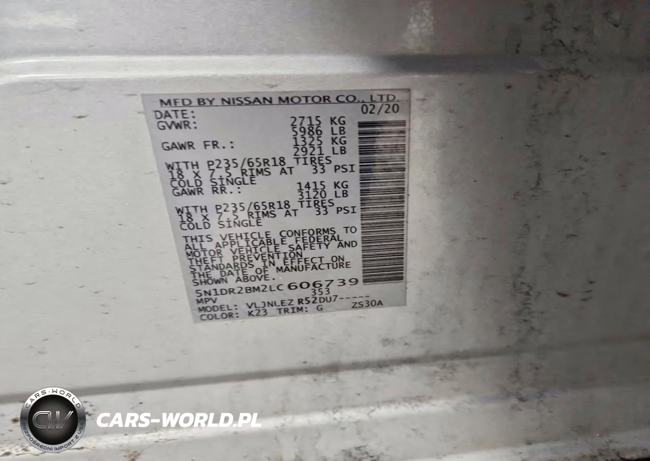 2020 Nissan Pathfinder Sv VIN:5N1DR2BM2LC606739 - 13