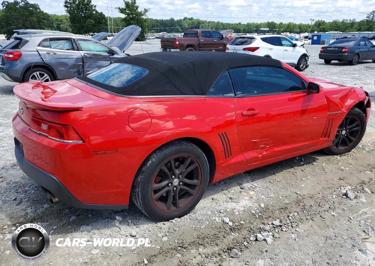 2014 Chevrolet Camaro Lt VIN:2G1FB3D37E9225239 - 3