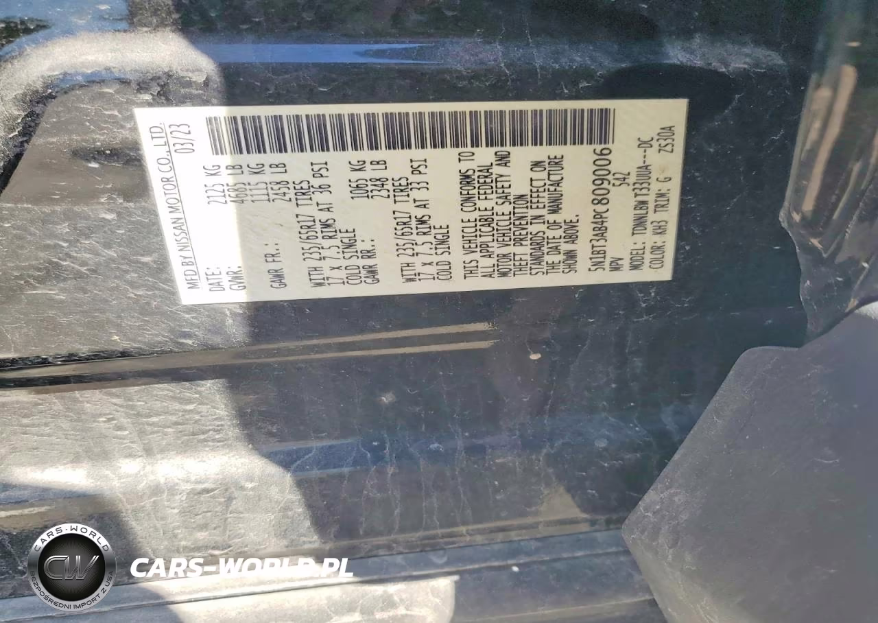 2023 Nissan Rogue S VIN:5N1BT3AB4PC809006 - 13