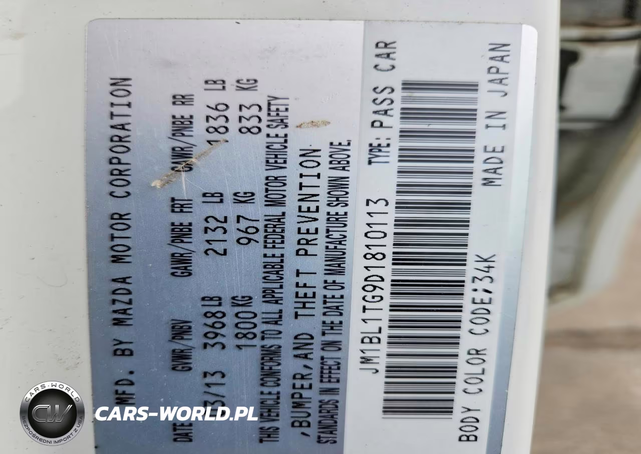 2013 Mazda 3 I VIN:JM1BL1TG9D1810113 - 12