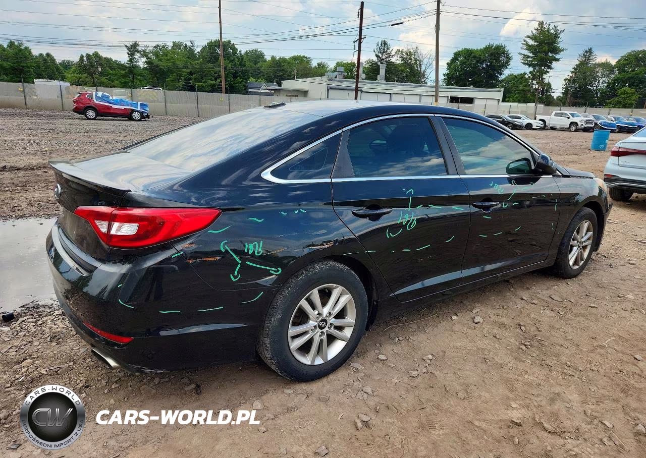 2017 Hyundai Sonata Se VIN:5NPE24AF9HH444308 - 3