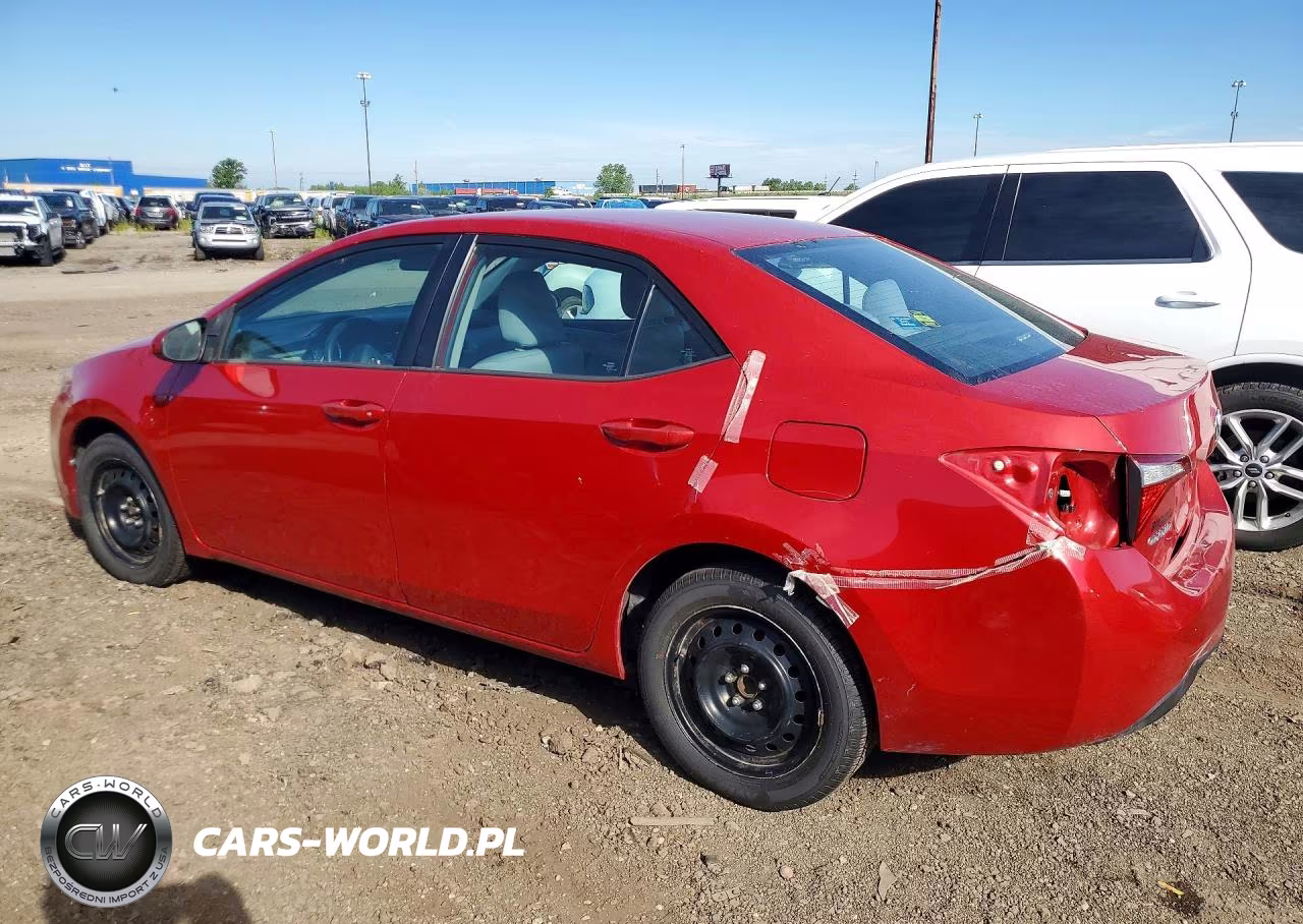 2016 Toyota Corrola VIN:2T1BURHE1GC618039 - 2