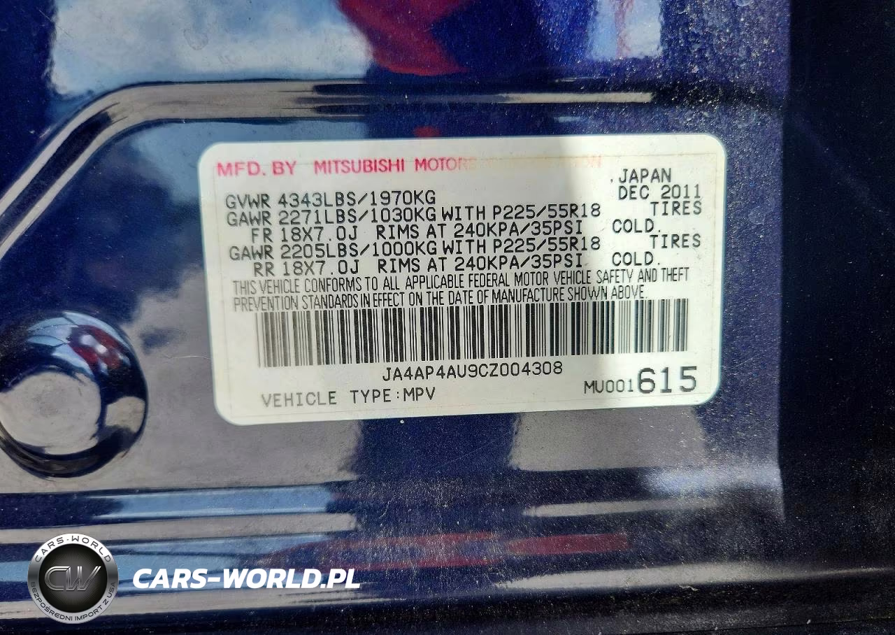 2012 Mitsubishi Outlander Sport Se VIN:JA4AP4AU9CZ004308 - 13