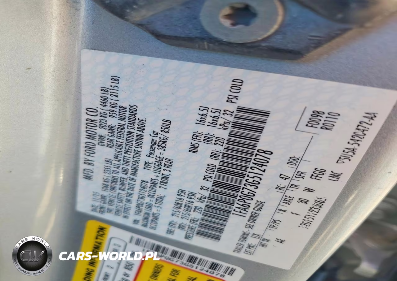 2016 Ford Fusion S VIN:1FA6P0G73G5124078 - 12