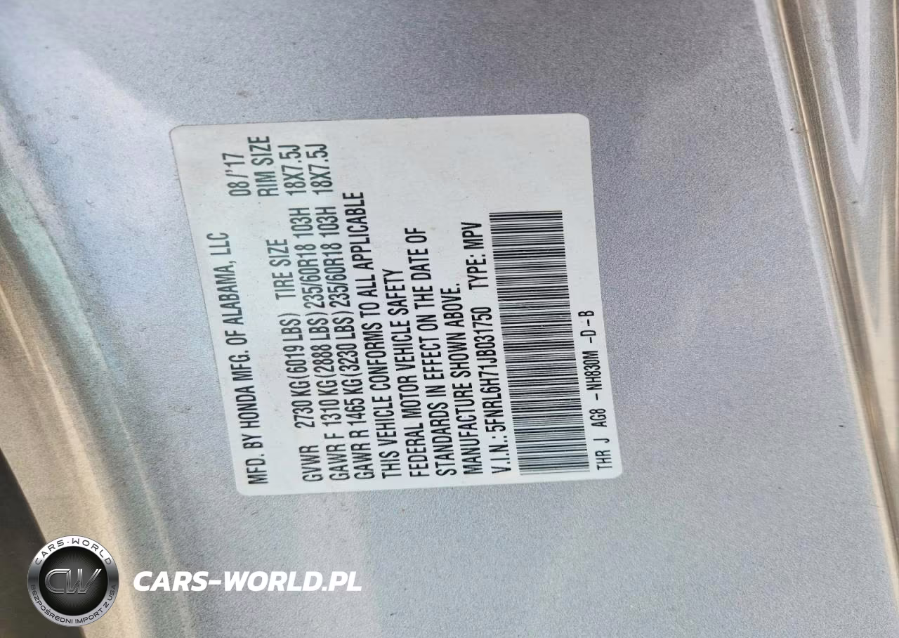 2018 Honda Odyssey Exl VIN:5FNRL6H71JB031750 - 14
