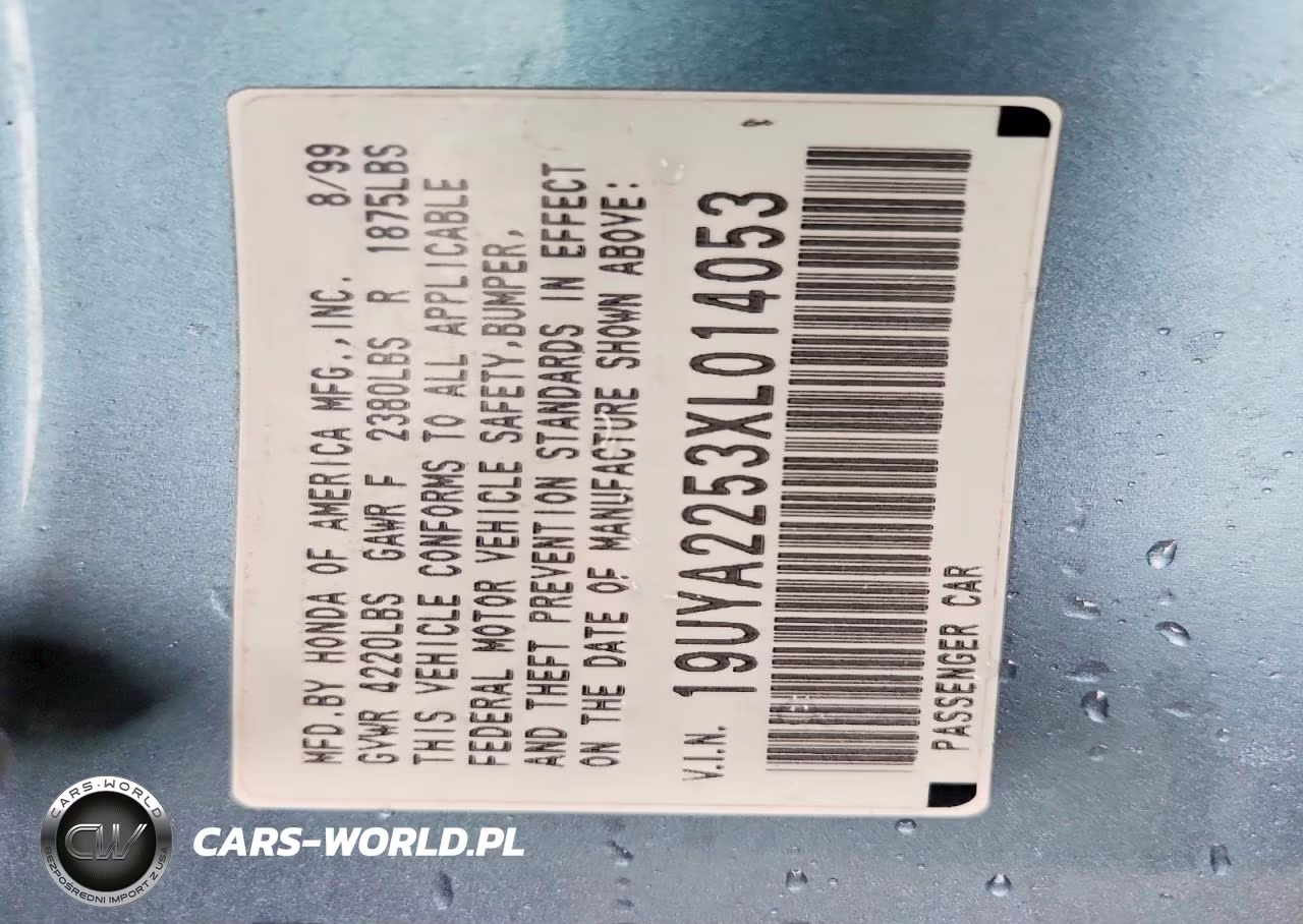 1999 Acura 3.0Cl VIN:19UYA2253XL014053 - 12