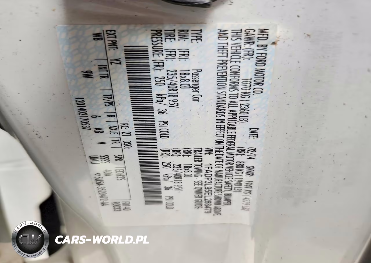2014 Ford Focus St VIN:1FADP3L95EL268479 - 12