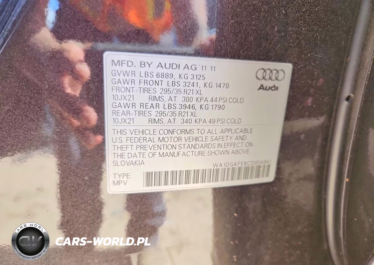 AUDI Q7 PRESTIG VIN:WA1DGAFE6CD004941 - 13