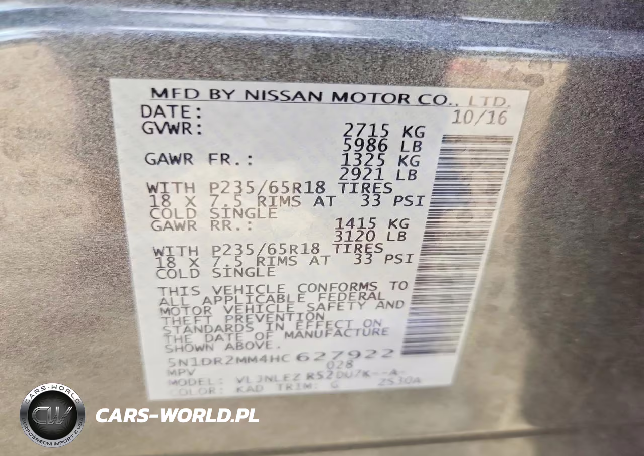 2017 Nissan Pathfinder VIN:5N1DR2MM4HC627922 - 13