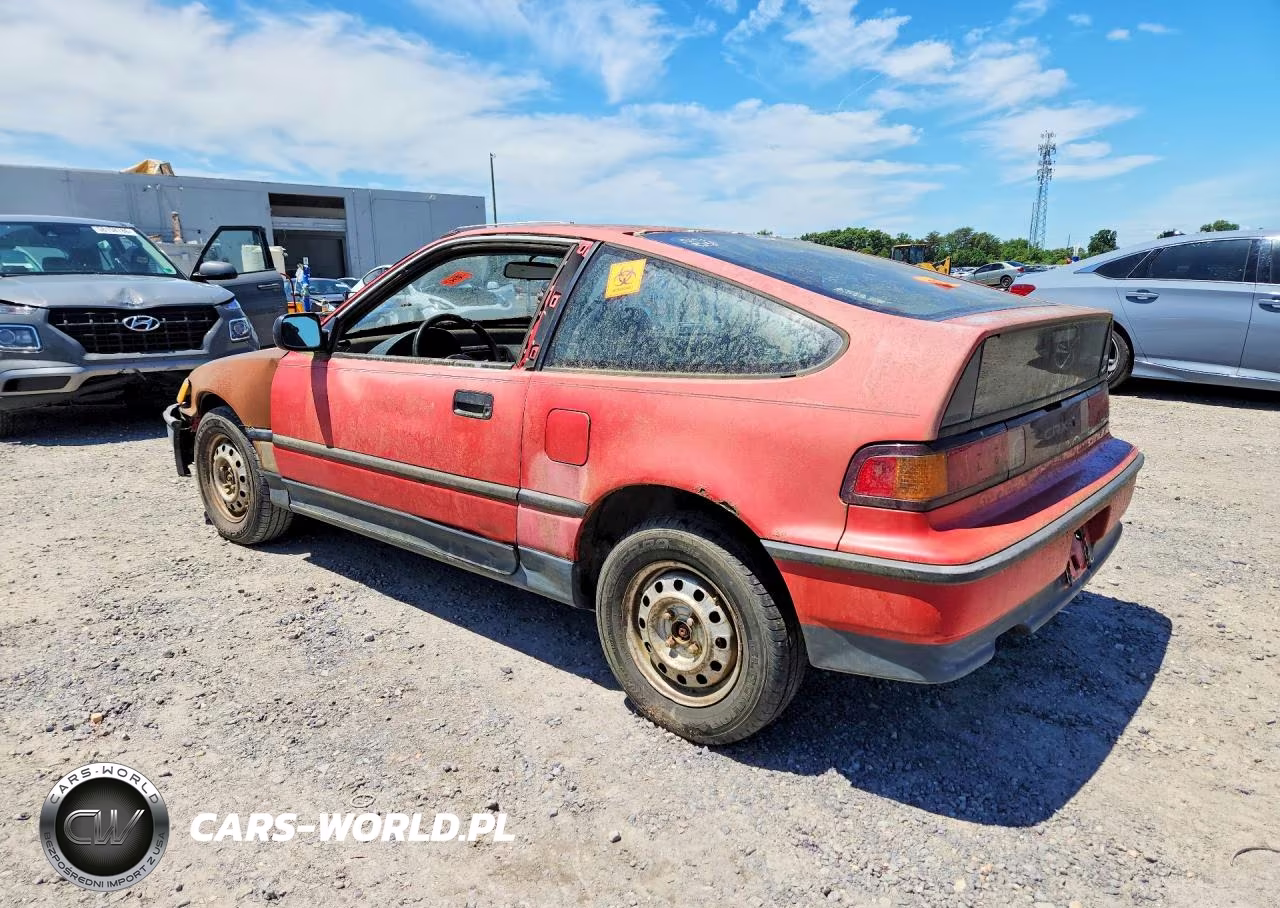 1991 Honda Civic Crx 1.5 Hf VIN:JHMED8360MS007855 - 2