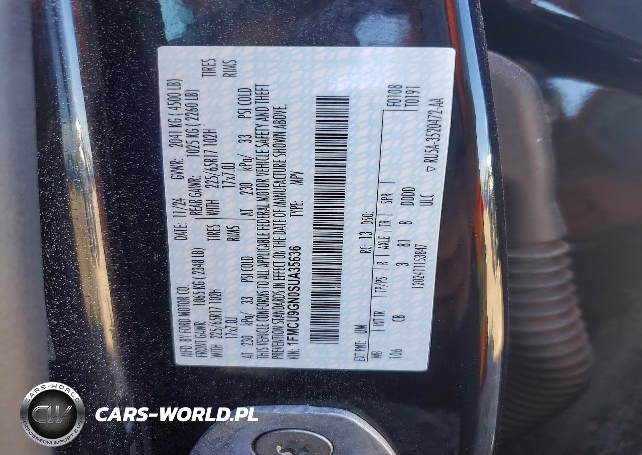 2025 Ford Escape Active VIN:1FMCU9GN0SUA35636 - 13