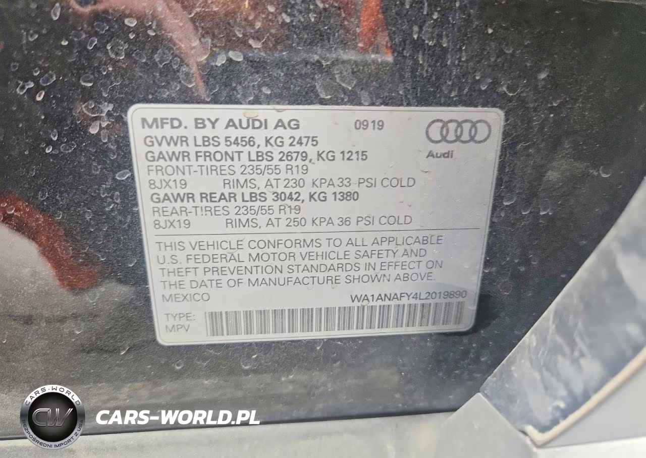 2020 Audi Q5 Premium VIN:WA1ANAFY4L2019890 - 12