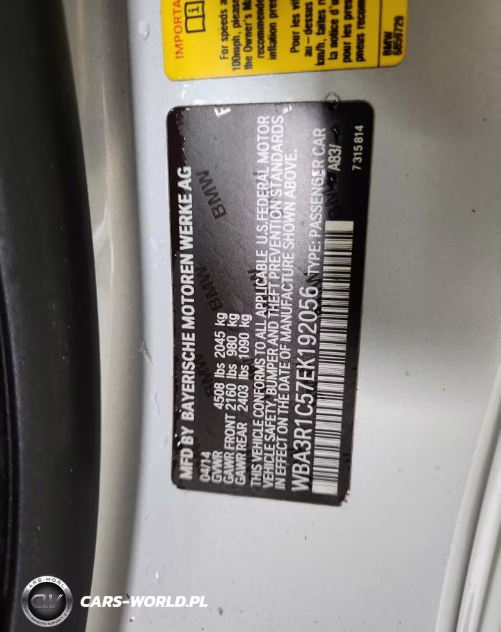 2014 BMW 435 I VIN:WBA3R1C57EK192056 - 13