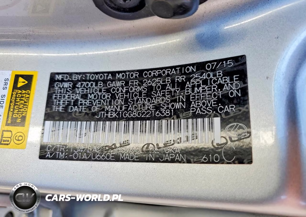 2016 Lexus Es 350 VIN:JTHBK1GG8G2216381 - 12