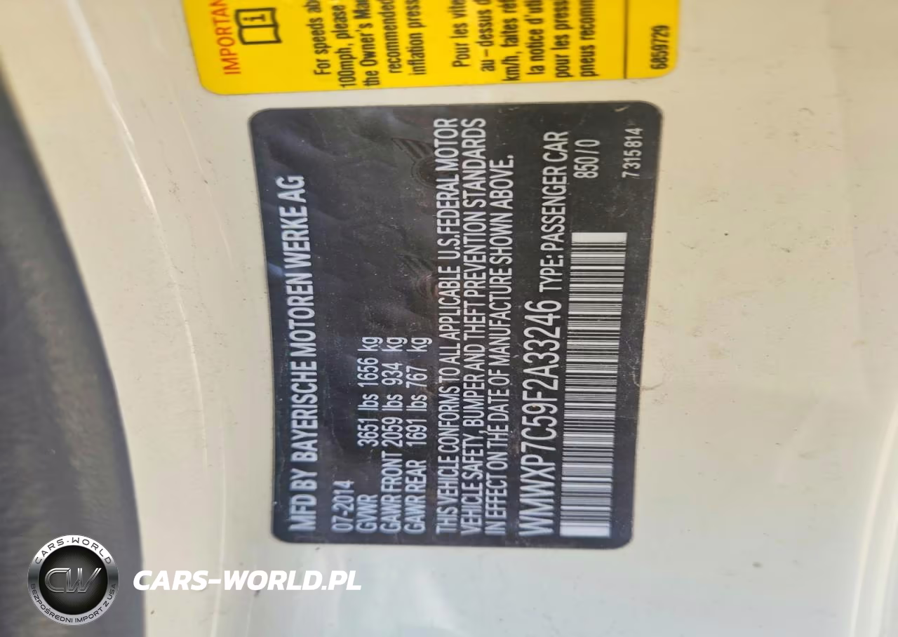2015 Mini Cooper S VIN:WMWXP7C59F2A33246 - 12