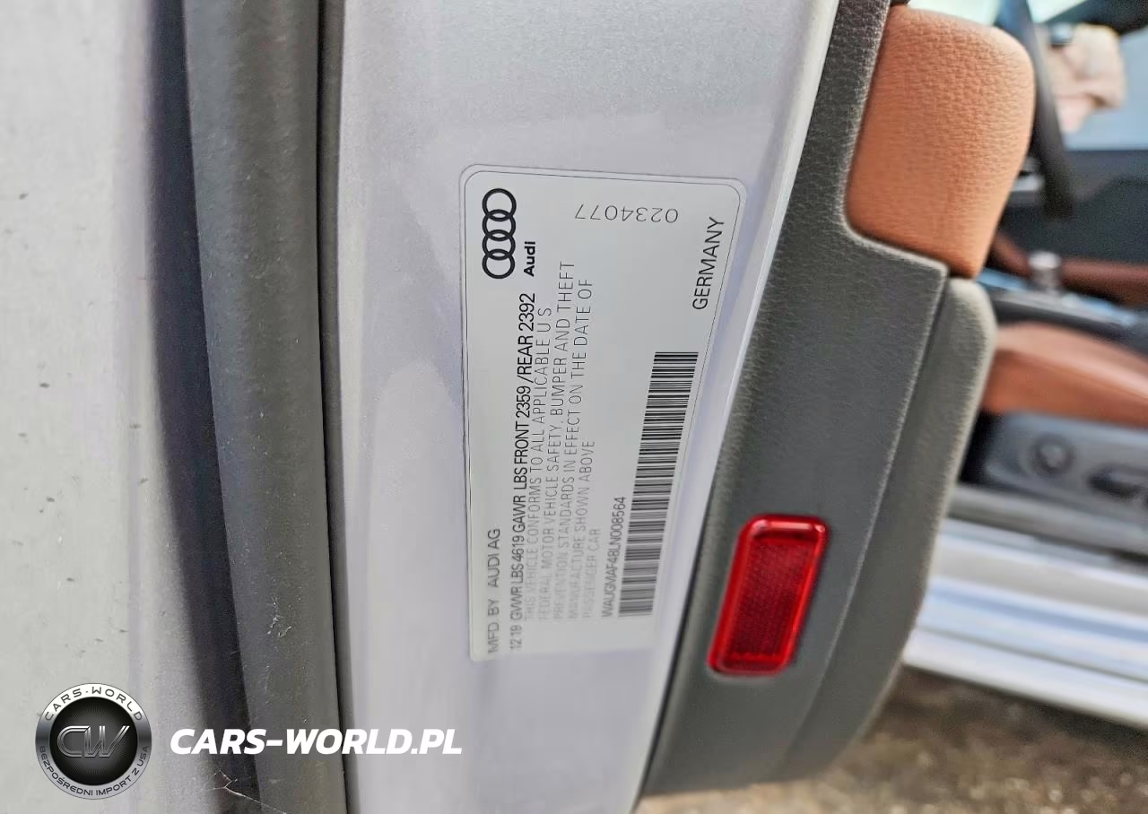 2020 Audi A4 Premium VIN:WAUGMAF48LN008564 - 12