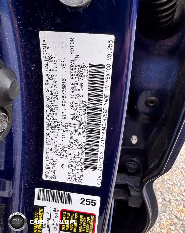 2015 Toyota Tacoma V6 VIN:3TMLU4EN6FM200996 - 10
