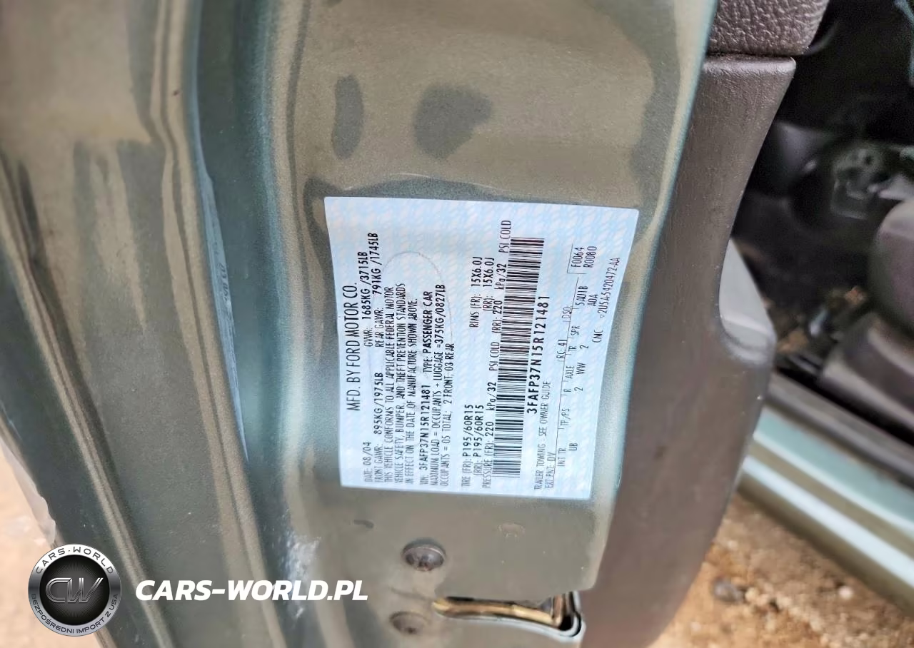 2005 Ford Focus Zx5 VIN:3FAFP37N15R121481 - 13