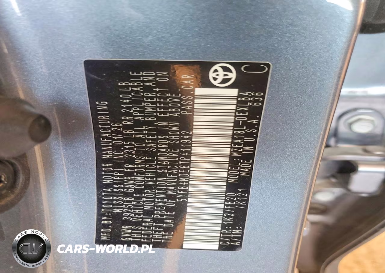 2026 Toyota Corolla Le VIN:5YFB4MDE6TP411942 - 13