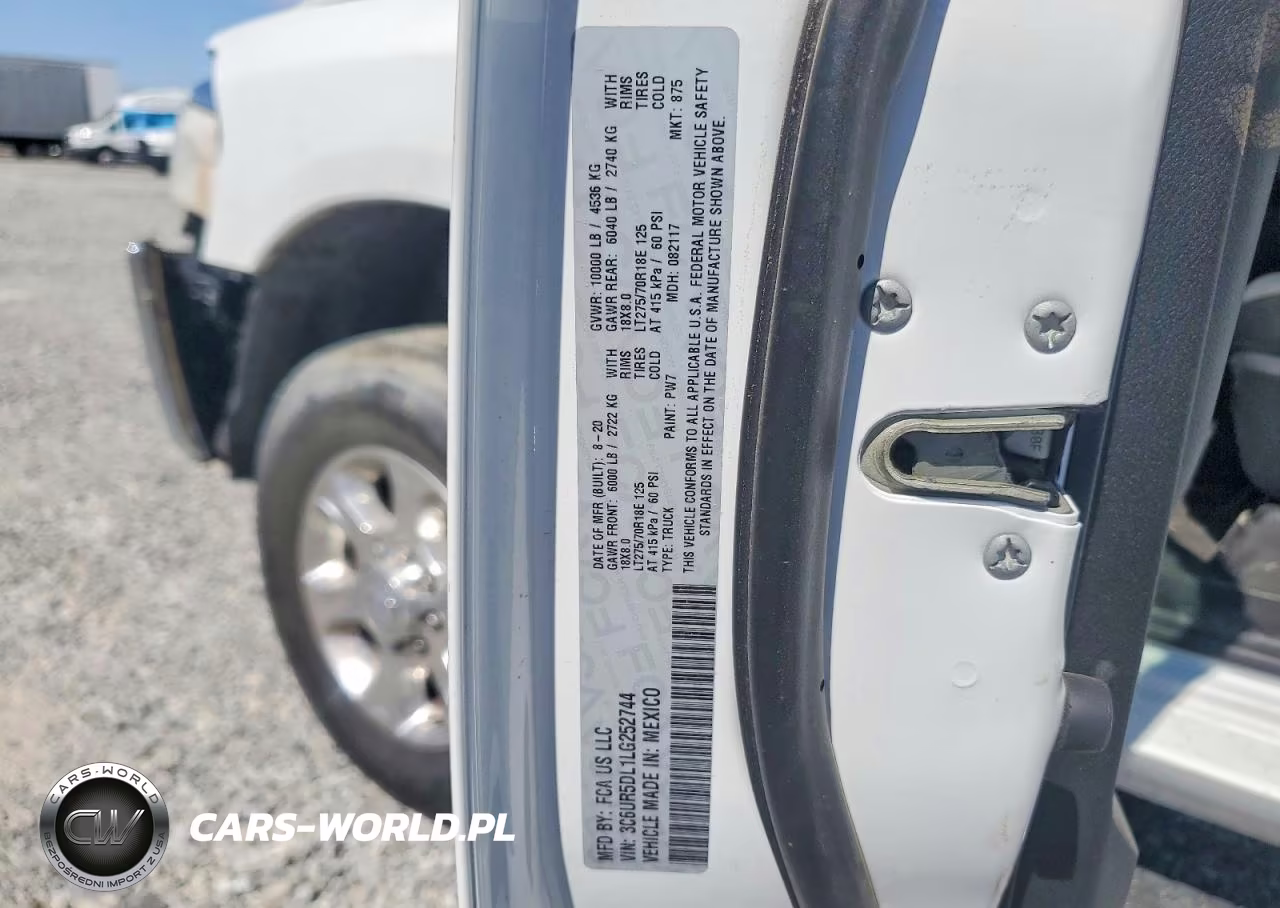 2020 Ram 2500 Big Horn VIN:3C6UR5DL1LG252744 - 13