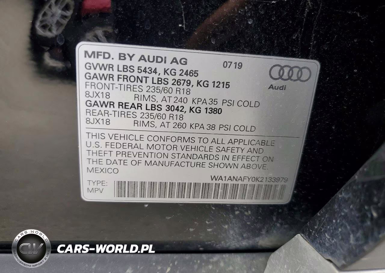 2019 Audi Q5 Premium VIN:WA1ANAFY0K2133979 - 12
