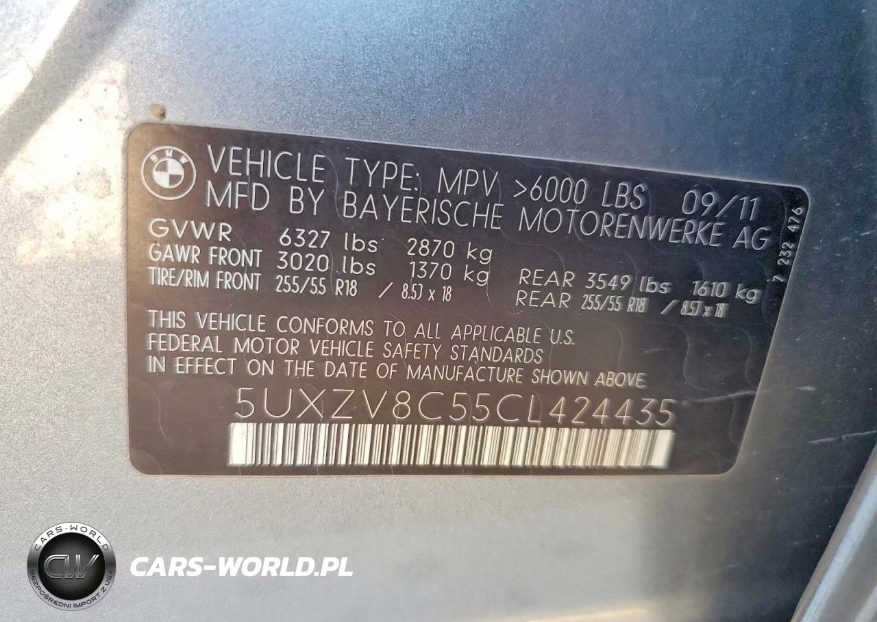 2012 BMW X5 xDrive50I VIN:5UXZV8C55CL424435 - 13