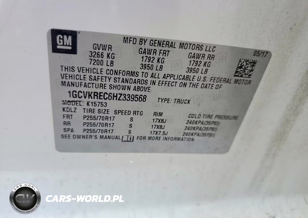 2017 Chevrolet Silverado K1500 Lt VIN:1GCVKREC6HZ339568 - 12