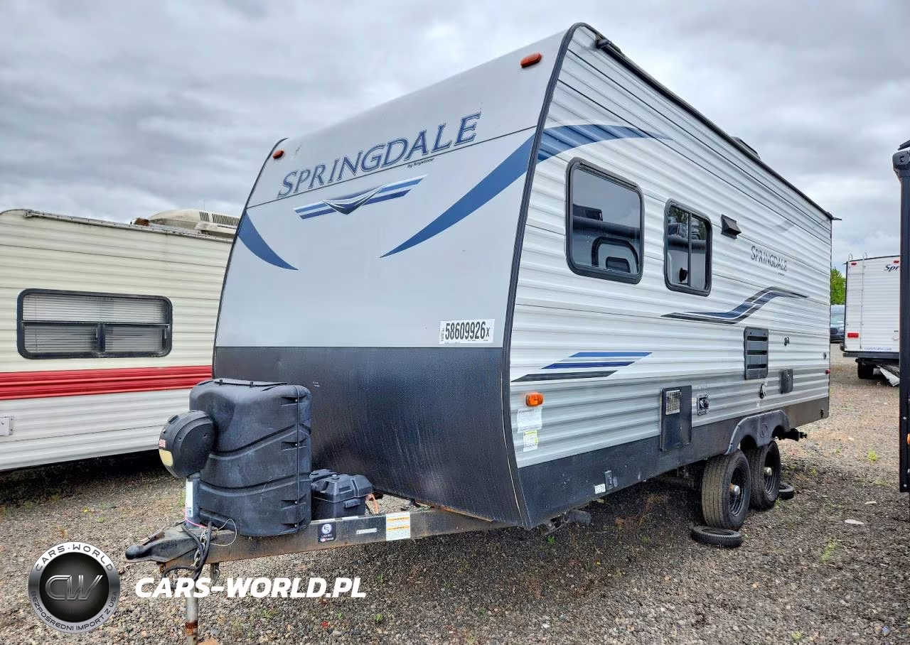 2020 Key Stone Springdale - Toy Hauler Rv VIN:4YDT18928LG108209 - 2