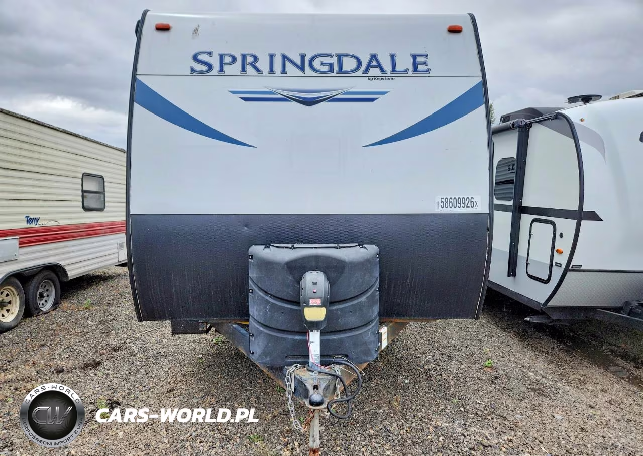 2020 Key Stone Springdale - Toy Hauler Rv VIN:4YDT18928LG108209 - 9