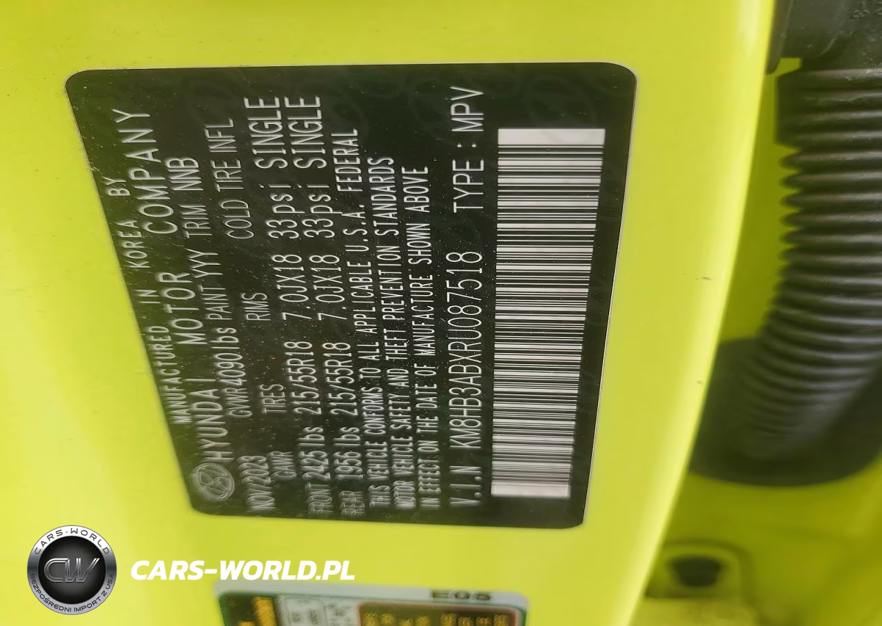 2024 Hyundai Kona Sel VIN:KM8HB3ABXRU087518 - 13