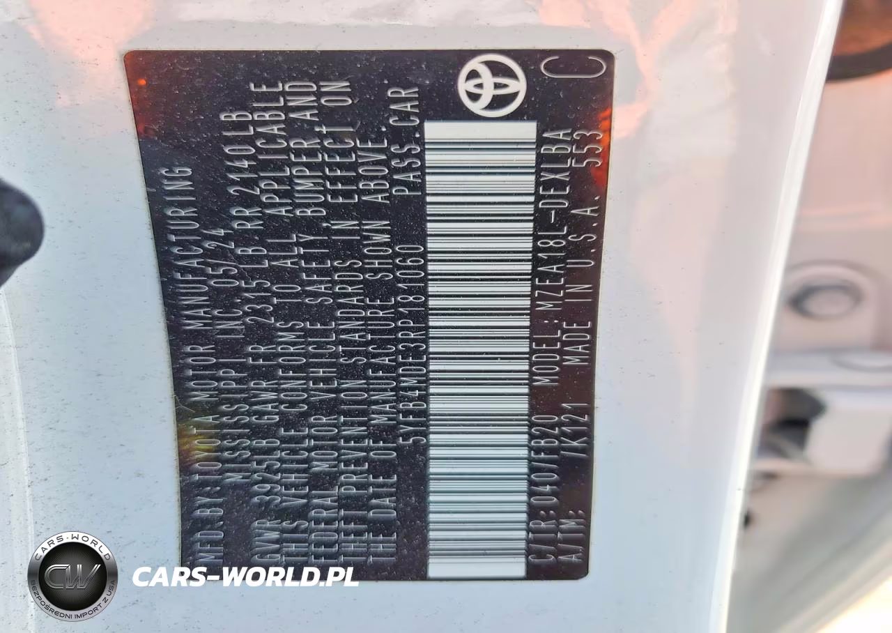 2024 Toyota Corolla Le VIN:5YFB4MDE3RP181060 - 13