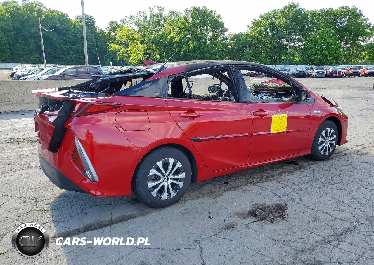 2021 Toyota Prius Prime Le VIN:JTDKAMFP3M3195517 - 3