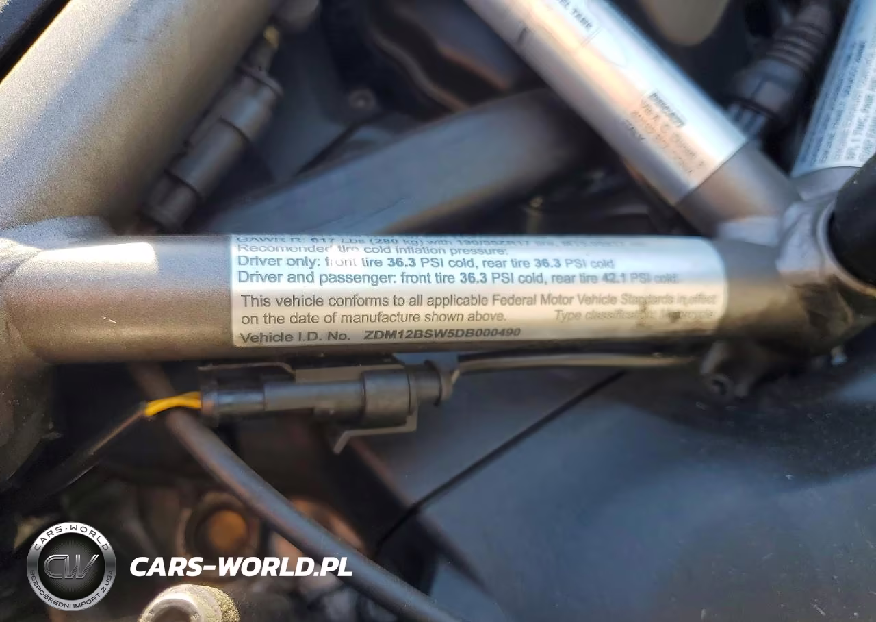 2013 Ducati Multistrada 1200 VIN:ZDM12BSW5DB000490 - 9