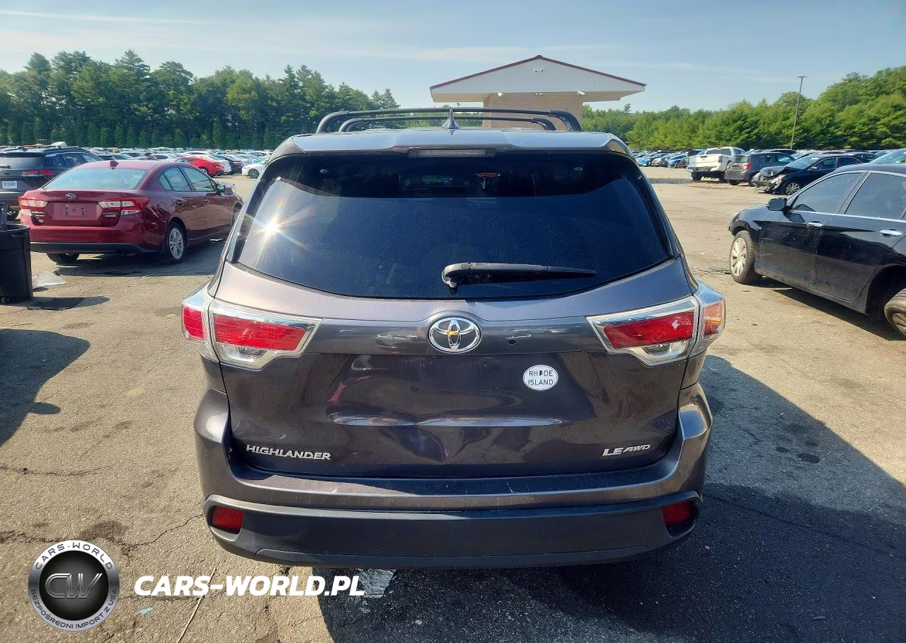 2016 Toyota Highlander Le Plus VIN:5TDBKRFH3GS329691 - 6