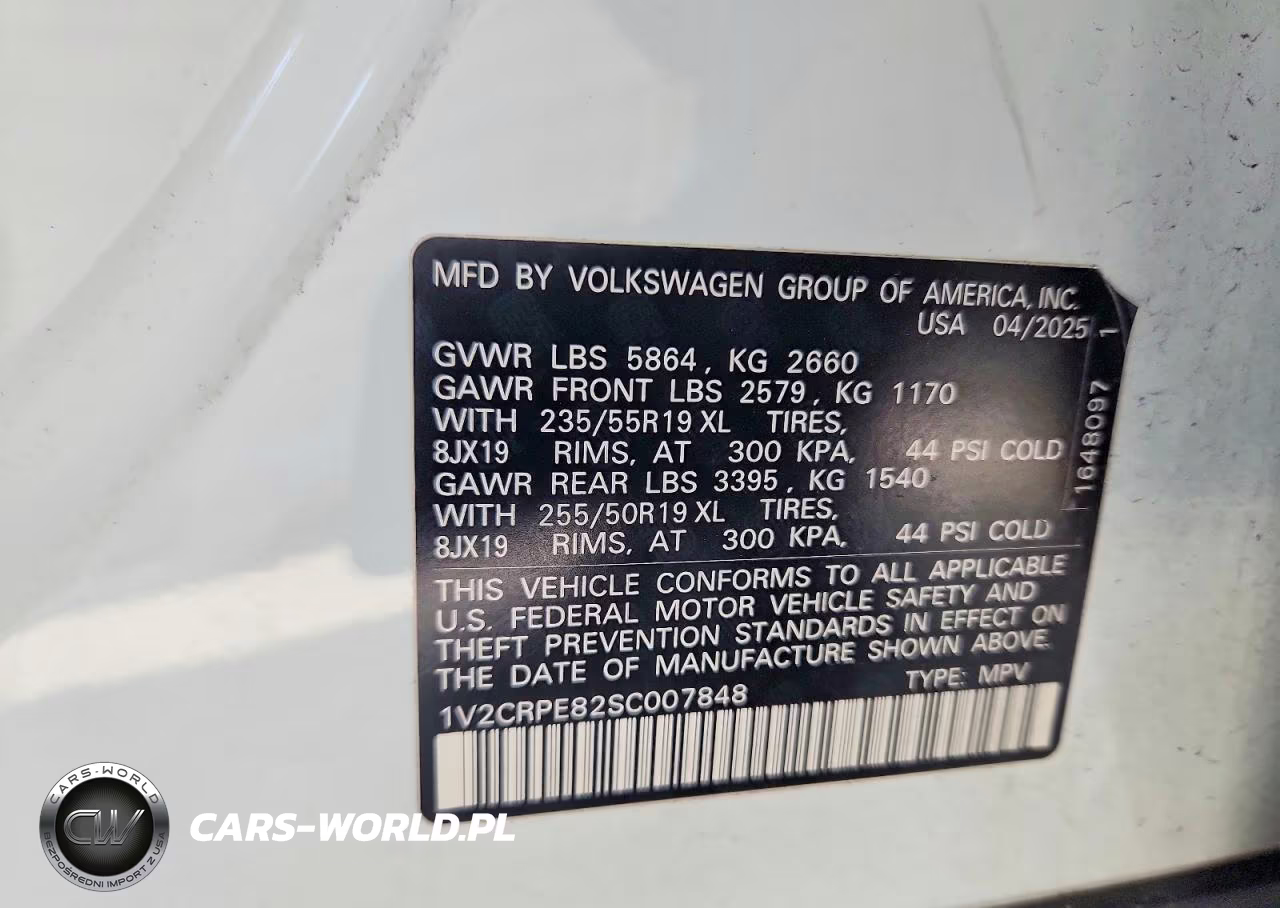 2025 Volkswagen Id.4 Pro VIN:1V2CRPE82SC007848 - 13