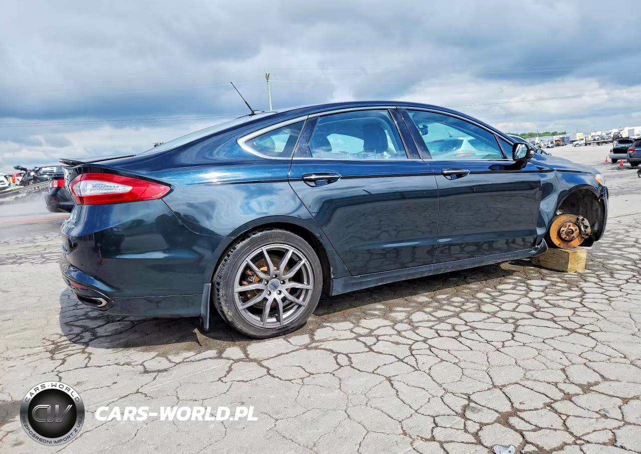2014 Ford Fusion Titanium VIN:3FA6P0K92ER156099 - 3