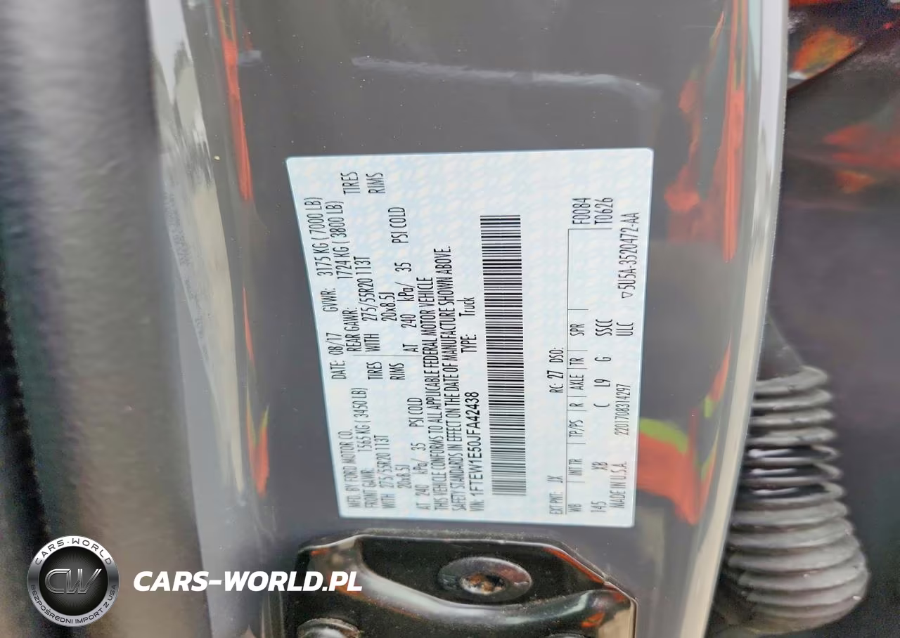 2018 Ford F150 Supercrew VIN:1FTEW1E50JFA42438 - 12