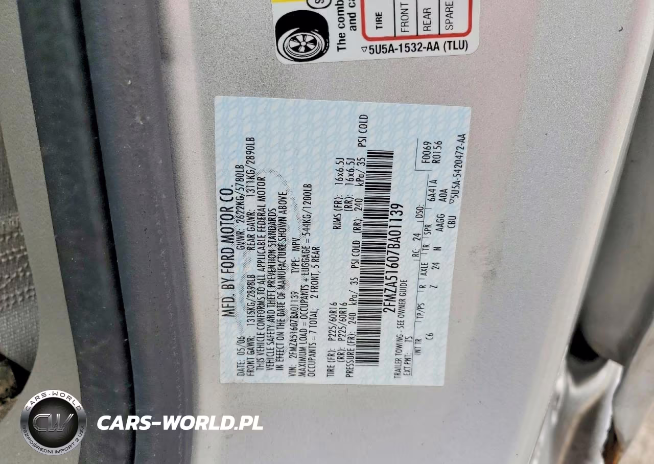 2007 Ford Freestar Se VIN:2FMZA51607BA01139 - 13