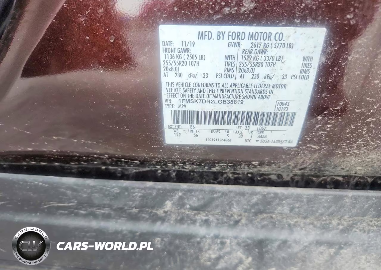 2020 Ford Explorer Xlt VIN:1FMSK7DH2LGB38819 - 13
